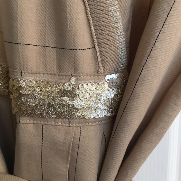 Beige Women’s Medi Dress Pleated Design made in Italy - Picture 4 of 10